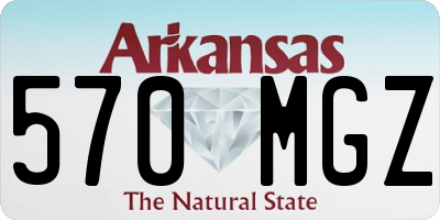 AR license plate 570MGZ