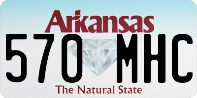AR license plate 570MHC