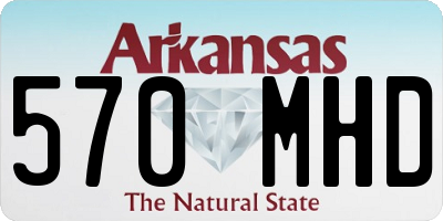 AR license plate 570MHD