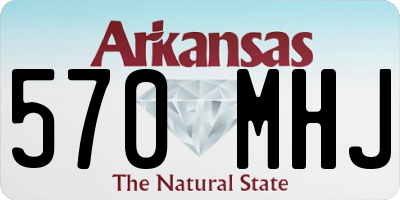 AR license plate 570MHJ