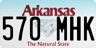 AR license plate 570MHK