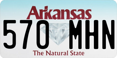 AR license plate 570MHN
