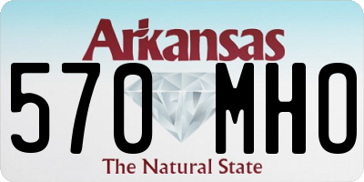 AR license plate 570MHO
