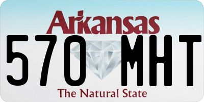 AR license plate 570MHT