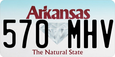 AR license plate 570MHV