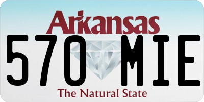 AR license plate 570MIE