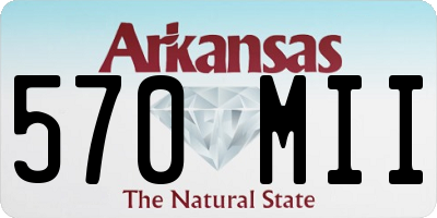 AR license plate 570MII