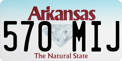 AR license plate 570MIJ