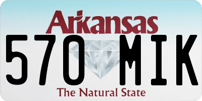 AR license plate 570MIK