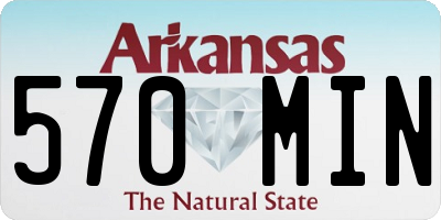 AR license plate 570MIN