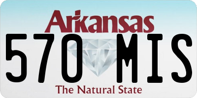 AR license plate 570MIS
