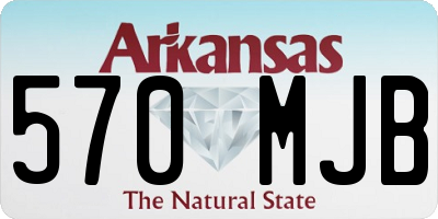 AR license plate 570MJB