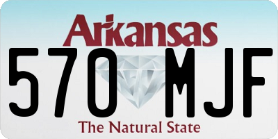 AR license plate 570MJF