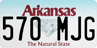 AR license plate 570MJG