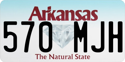 AR license plate 570MJH