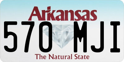 AR license plate 570MJI