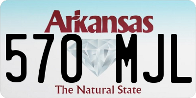 AR license plate 570MJL