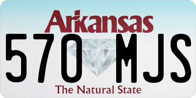 AR license plate 570MJS