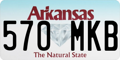 AR license plate 570MKB