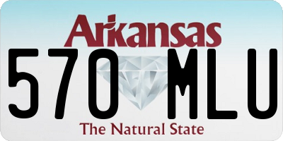 AR license plate 570MLU