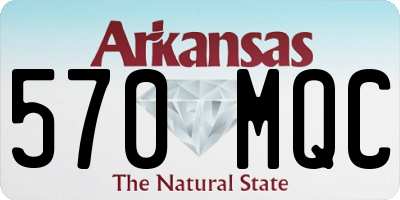 AR license plate 570MQC