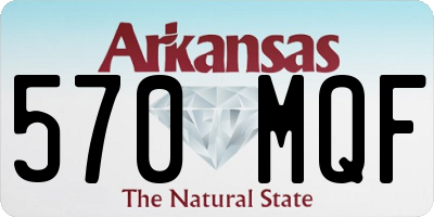 AR license plate 570MQF