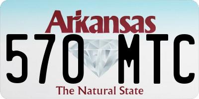 AR license plate 570MTC