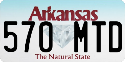 AR license plate 570MTD