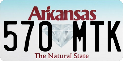 AR license plate 570MTK