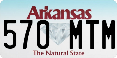 AR license plate 570MTM