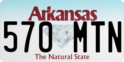 AR license plate 570MTN