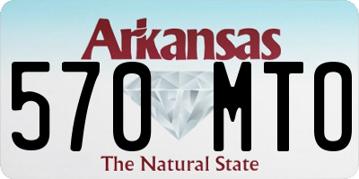AR license plate 570MTO