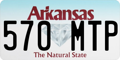 AR license plate 570MTP