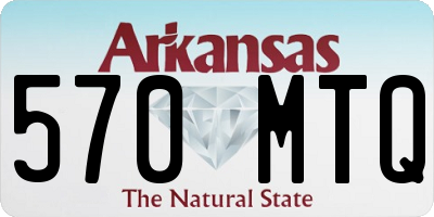 AR license plate 570MTQ