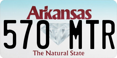 AR license plate 570MTR