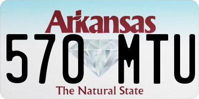 AR license plate 570MTU