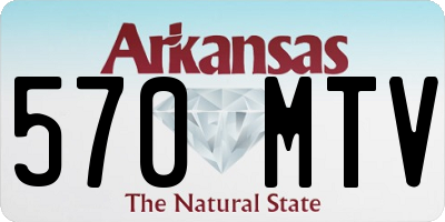 AR license plate 570MTV