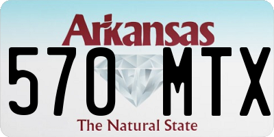 AR license plate 570MTX