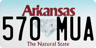 AR license plate 570MUA