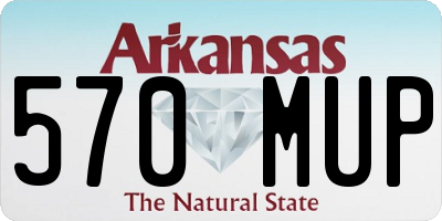 AR license plate 570MUP