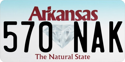 AR license plate 570NAK