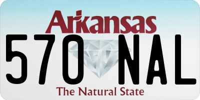 AR license plate 570NAL