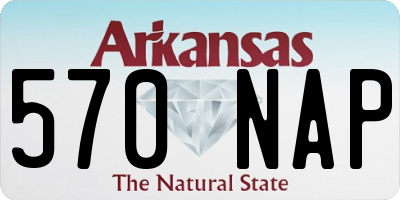 AR license plate 570NAP