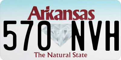 AR license plate 570NVH