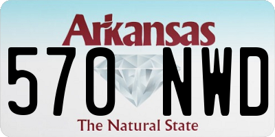 AR license plate 570NWD