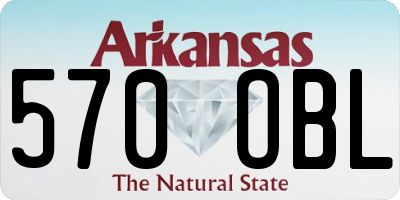 AR license plate 570OBL