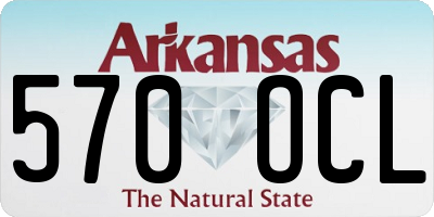 AR license plate 570OCL