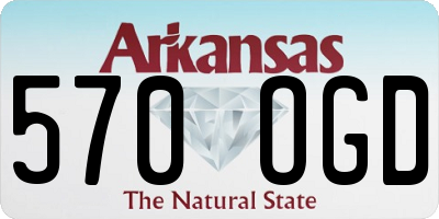 AR license plate 570OGD