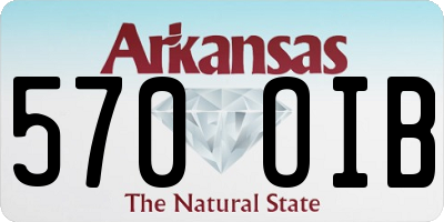 AR license plate 570OIB