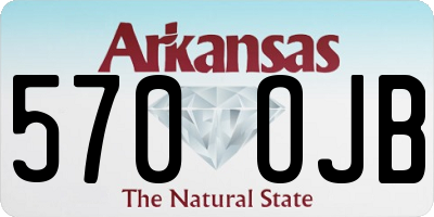 AR license plate 570OJB